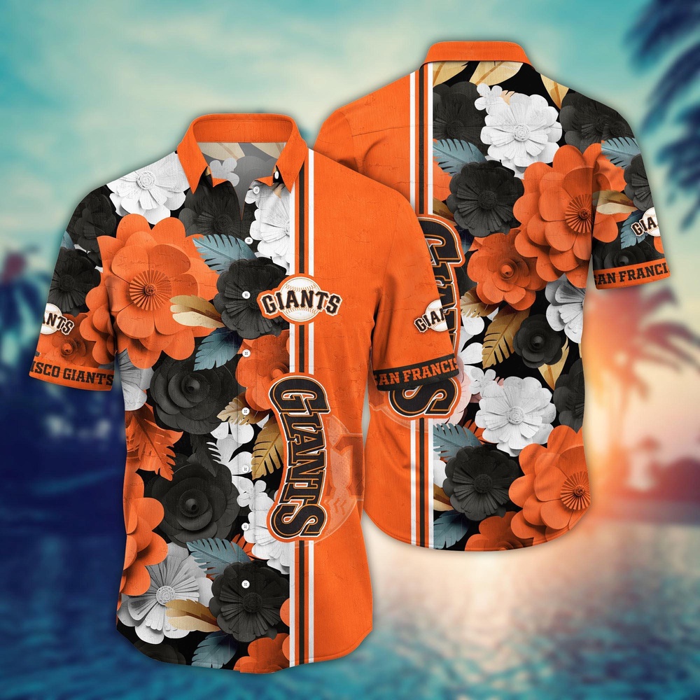 MLB San Francisco Giants Hawaiian Shirt Fashion Frenzy in Floral For Sport Fan