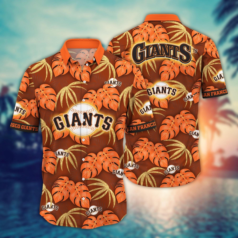 MLB San Francisco Giants Hawaiian Shirt Floral Symphony Gift For Fans