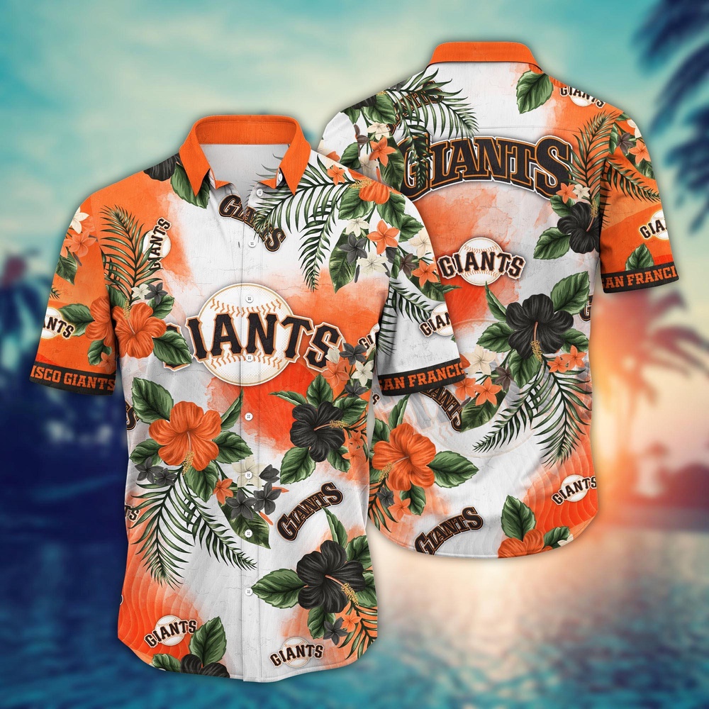 MLB San Francisco Giants Hawaiian Shirt Pitch Perfect Bloom Gift For Fans