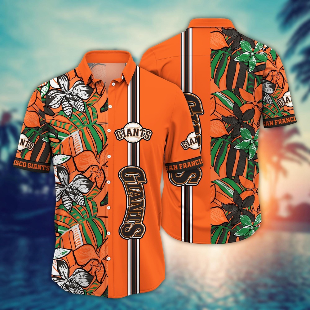 MLB San Francisco Giants Hawaiian Shirt Summer Swirl Gift For Fans