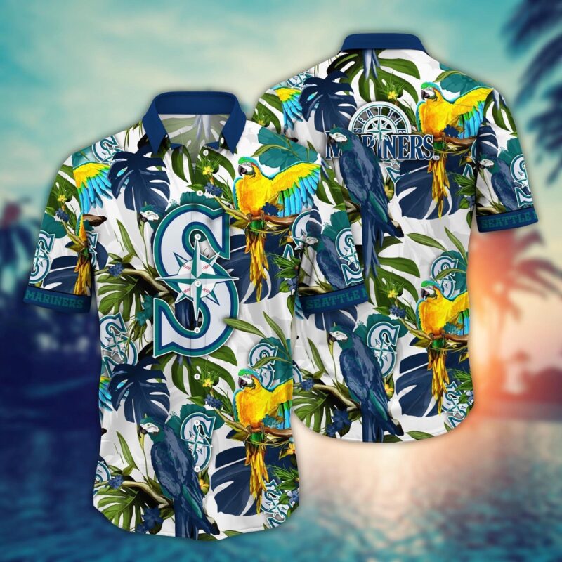 MLB Seattle MarIners Hawaiian Shirt Victory In Bloom Gift For Fans