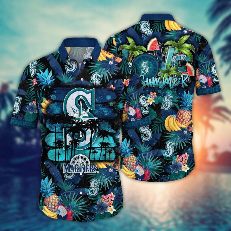 MLB Seattle Mariners Hawaiian Shirt Pitch Perfect Style For Sports Fans