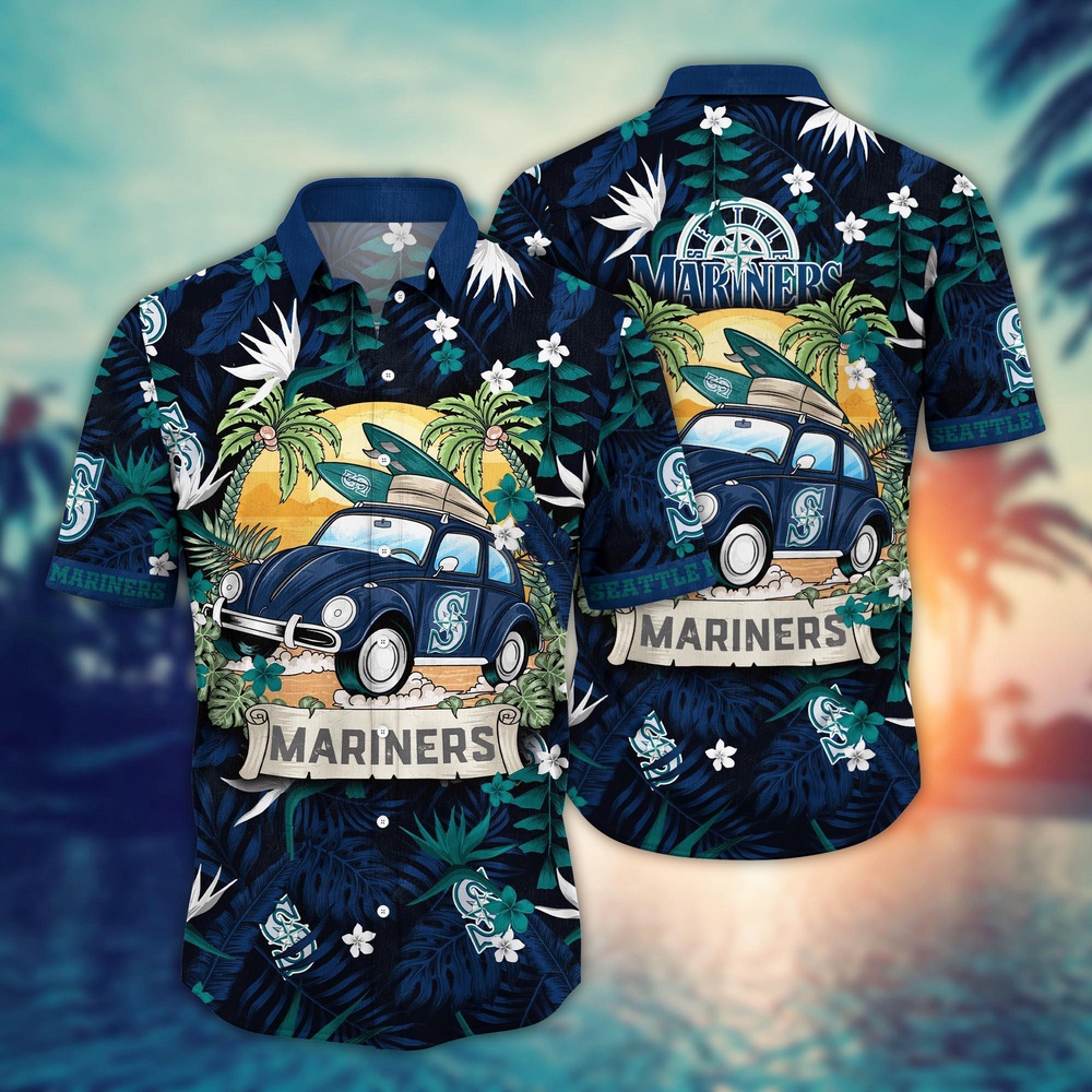 MLB Seattle Mariners Hawaiian Shirt Summer Heatwave For Sports Fans