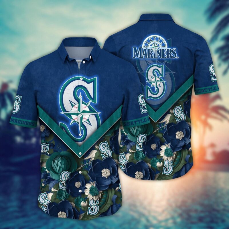 MLB Seattle Mariners Hawaiian Shirt Summer Swing For Sport Fan