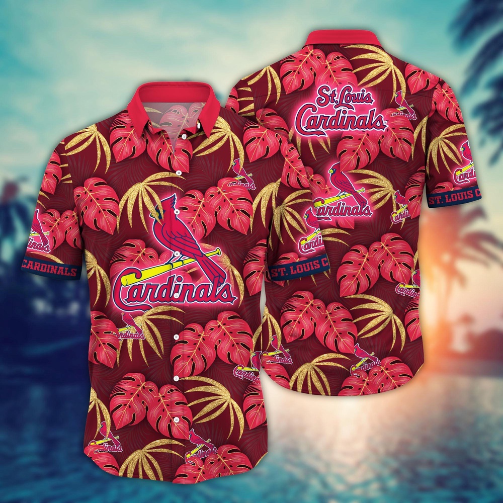 MLB St. Louis CardInals Hawaiian Shirt Floral Symphony Gift For Fans