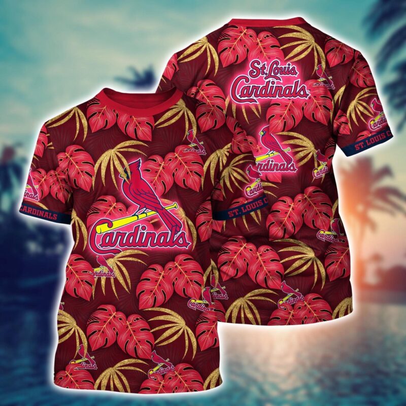 MLB St. Louis Cardinals 3D T-Shirt Champion Comfort For Fans Baseball