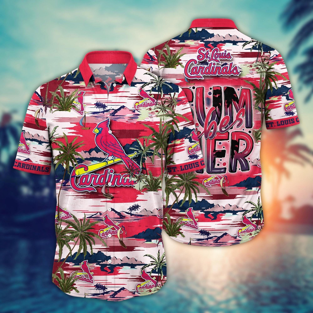 MLB St. Louis Cardinals Hawaiian Shirt Flower Grand Slam in Hawaiianan Flair For Fans