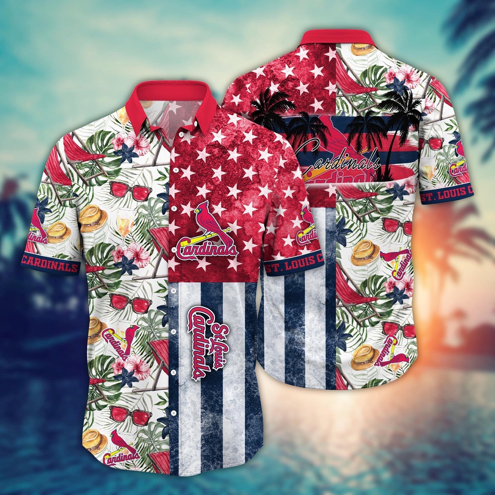 MLB St. Louis Cardinals Hawaiian Shirt Flower Home Run Threads For Fans