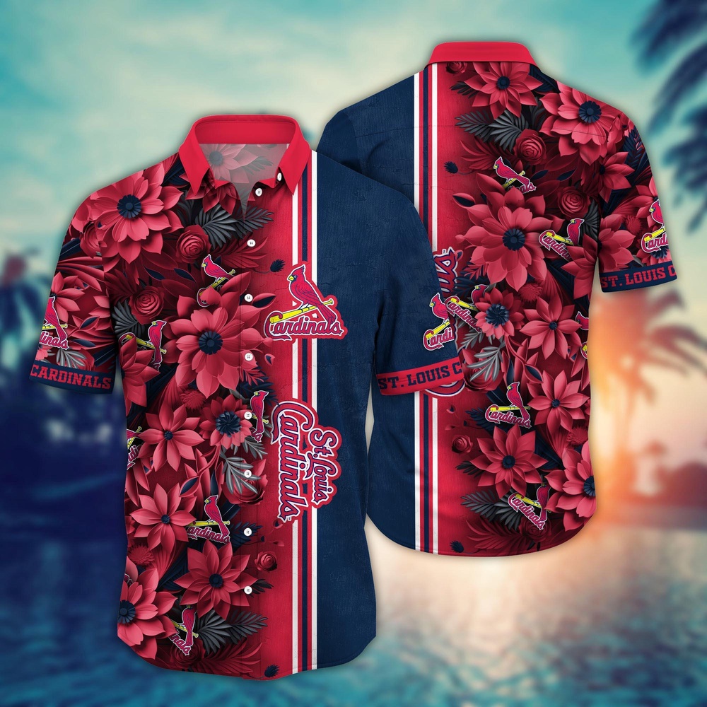 MLB St. Louis Cardinals Hawaiian Shirt Steal The Bases Steal The Show For Fans