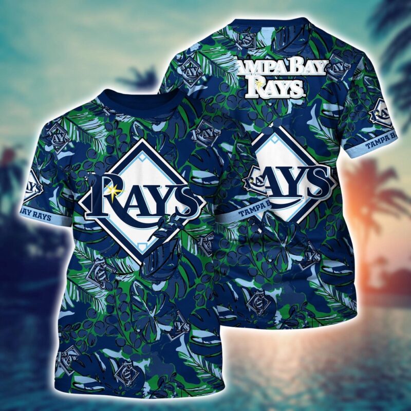 MLB Tampa Bay Rays 3D T-Shirt Sleek Baseball Vibes For Fans Baseball