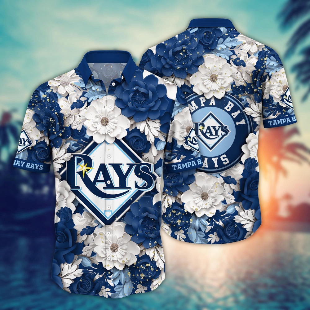 MLB Tampa Bay Rays Hawaiian Shirt Aloha Spirit At Every Base For Sport Fan