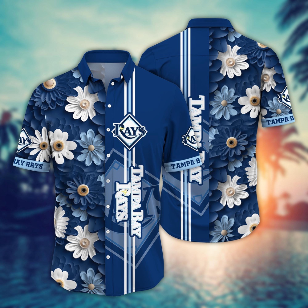 MLB Tampa Bay Rays Hawaiian Shirt Floral Finesse For Sports Fans