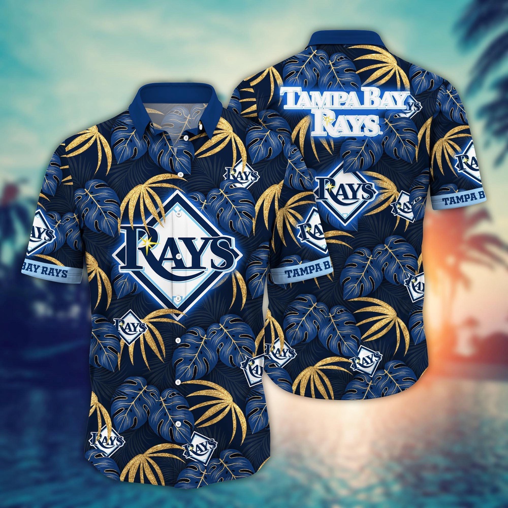 MLB Tampa Bay Rays Hawaiian Shirt Floral Symphony Gift For Fans