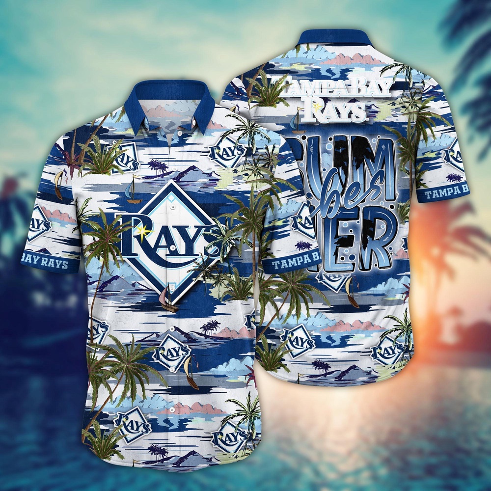 MLB Tampa Bay Rays Hawaiian Shirt Flower Grand Slam in Hawaiianan Flair For Fans