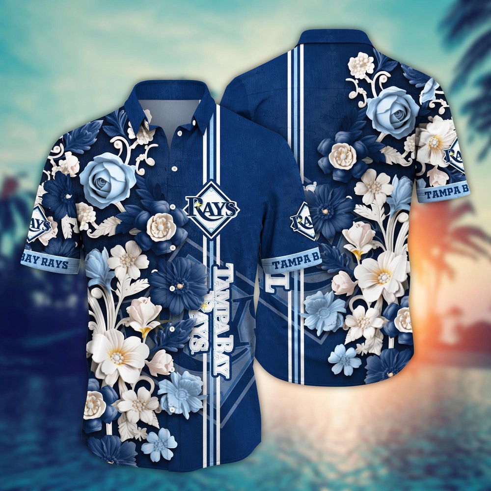 MLB Tampa Bay Rays Hawaiian Shirt MLB Luau League Looks For Sport Fan