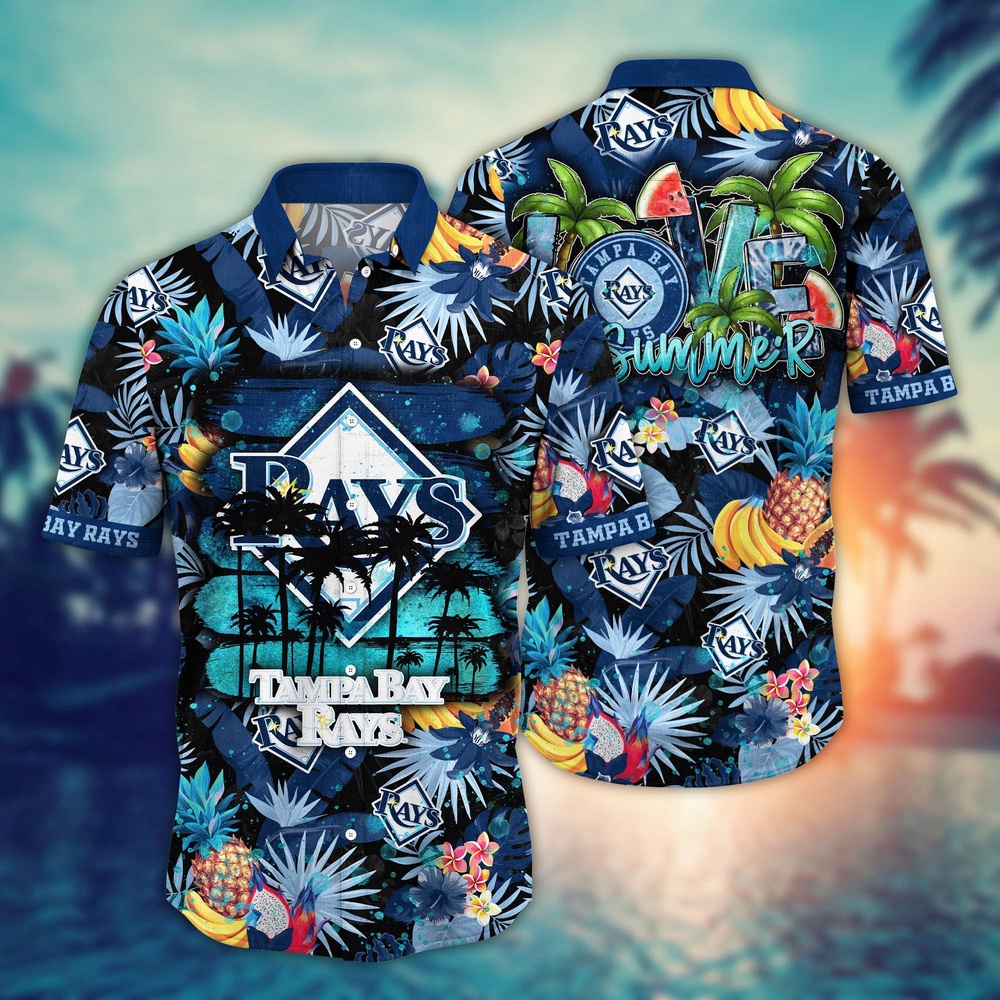 MLB Tampa Bay Rays Hawaiian Shirt Pitch Perfect Style For Sports Fans