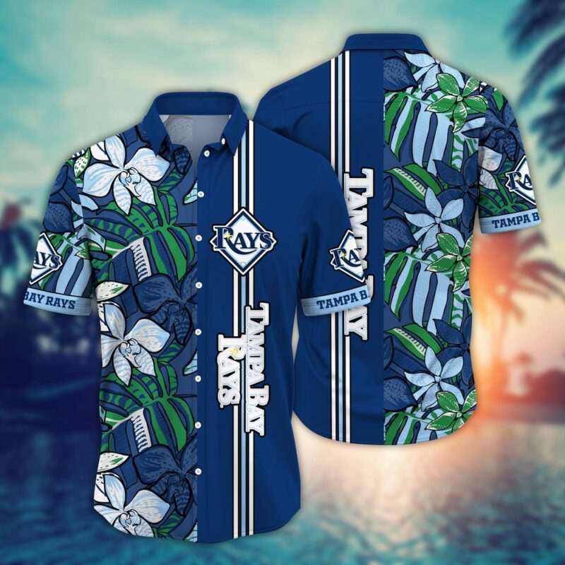 MLB Tampa Bay Rays Hawaiian Shirt Summer Swirl Gift For Fans