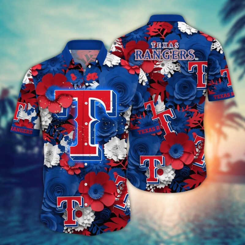 MLB Texas Rangers Hawaiian Shirt Diamond Dreams For Sport Fan