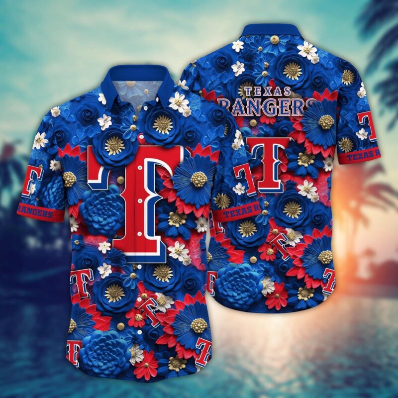 MLB Texas Rangers Hawaiian Shirt Hitting Fashion Highs For Fans