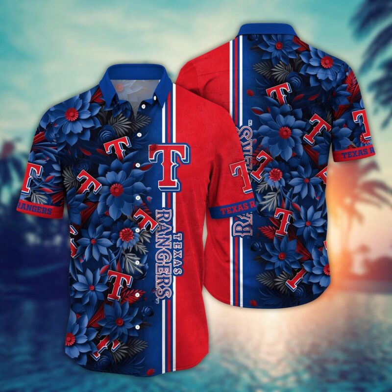 MLB Texas Rangers Hawaiian Shirt Steal The Bases Steal The Show For Fans