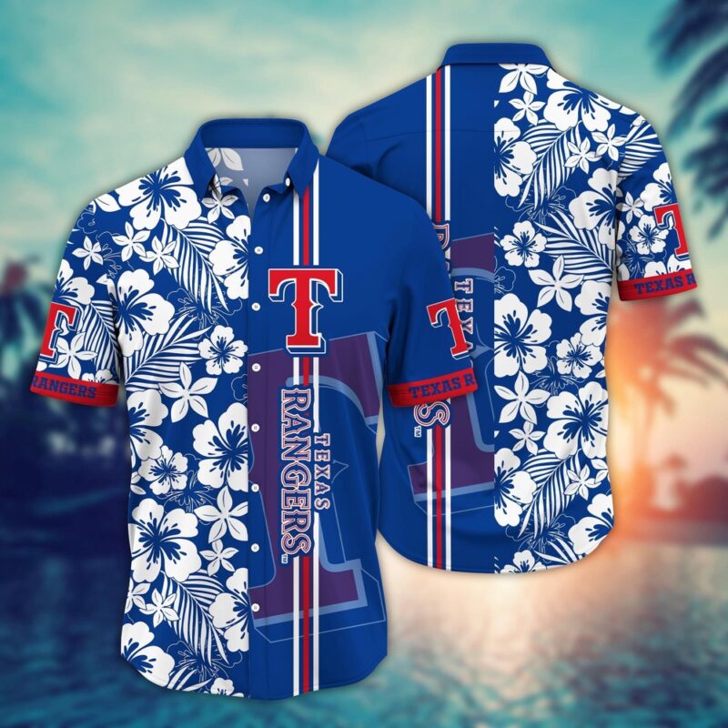 MLB Texas Rangers Hawaiian Shirt Swing Into Summer For Sports Fans