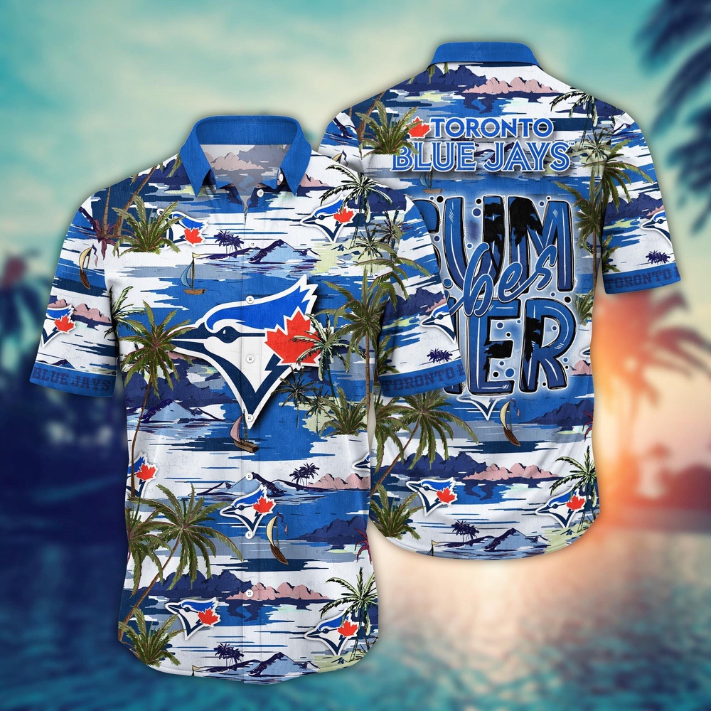 MLB Toronto Blue Jays Hawaiian Shirt Flower Grand Slam in Hawaiianan Flair For Fans