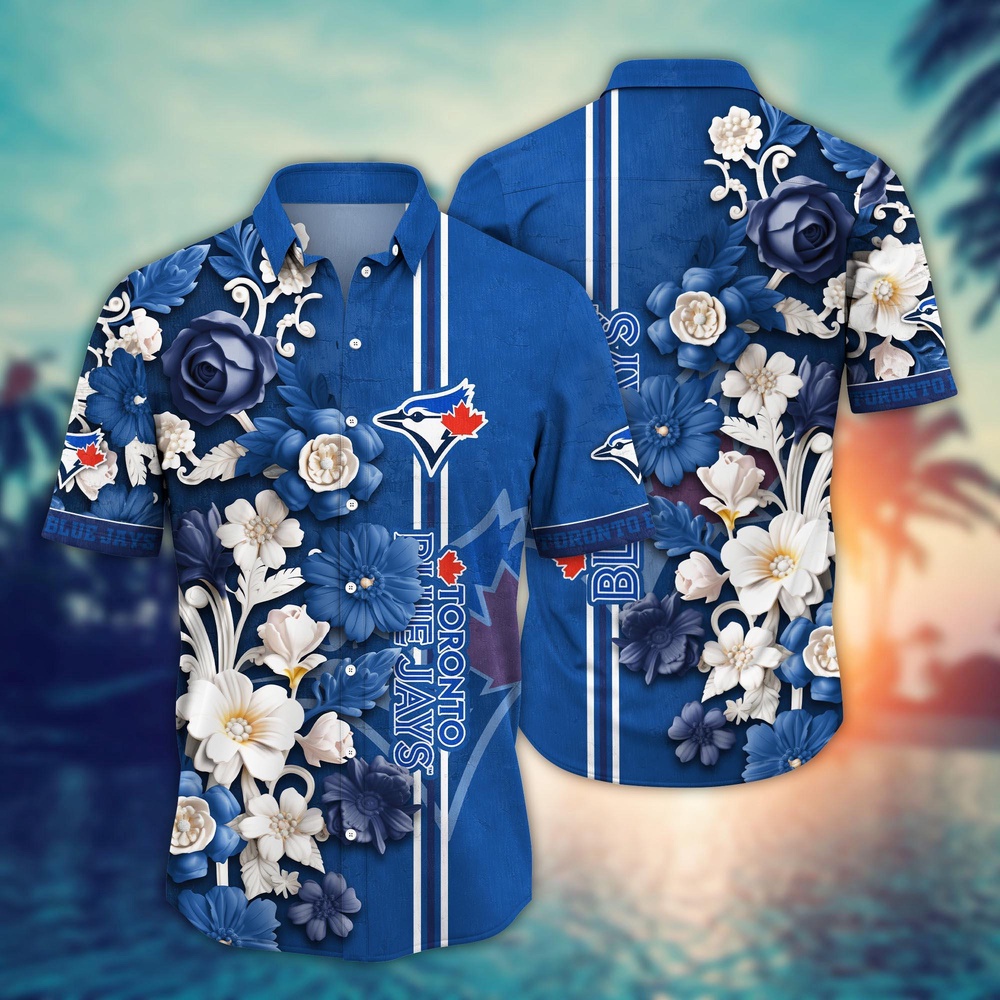 MLB Toronto Blue Jays Hawaiian Shirt MLB Luau League Looks For Sport Fan