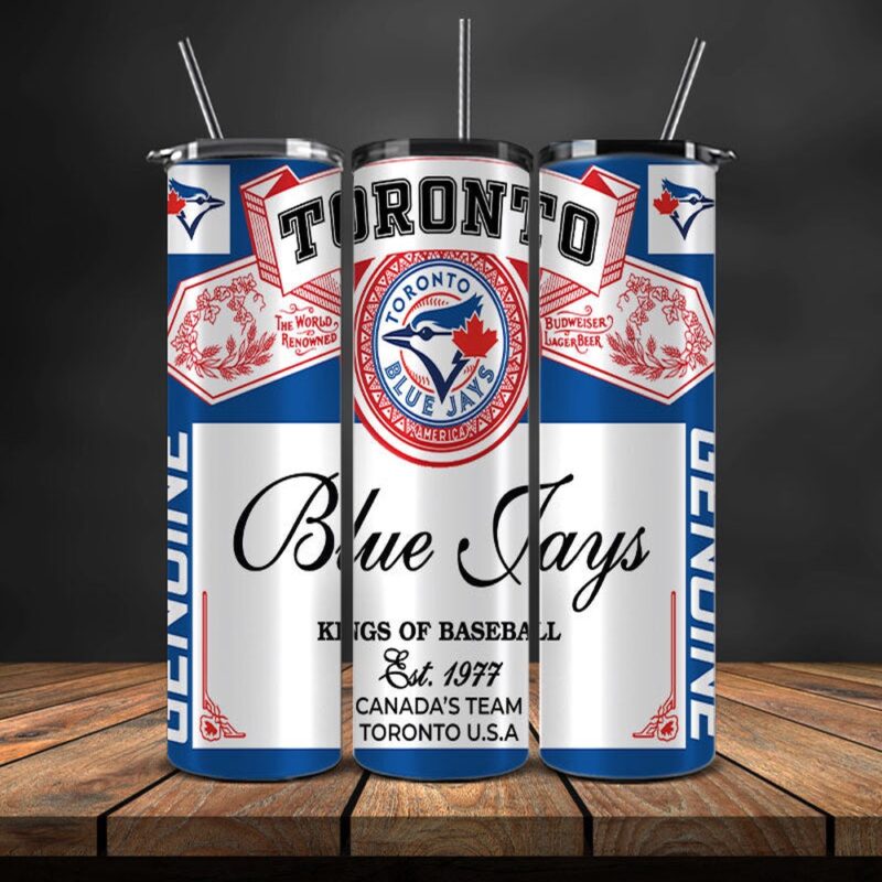 MLB Toronto Blue Jays Skinny Tumbler Adventurous Sips Of Bliss