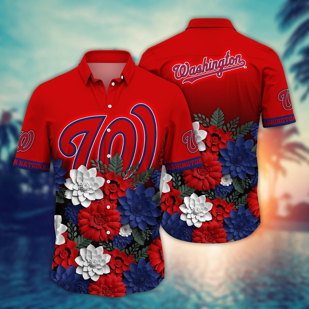 MLB Washington Nationals Hawaiian Shirt Hawaiian Heatwave For Sport Fan