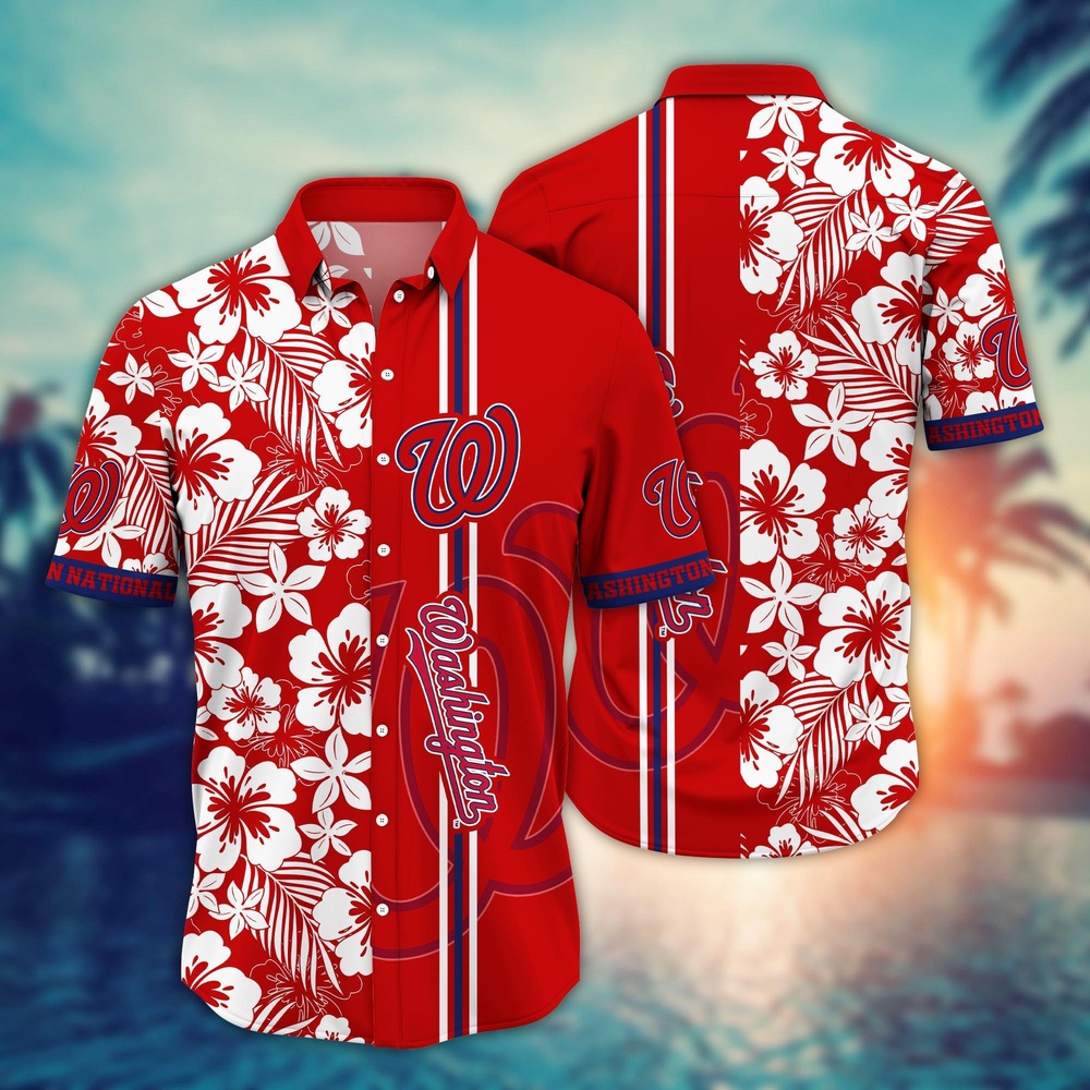 MLB Washington Nationals Hawaiian Shirt Swing Into Summer For Sports Fans