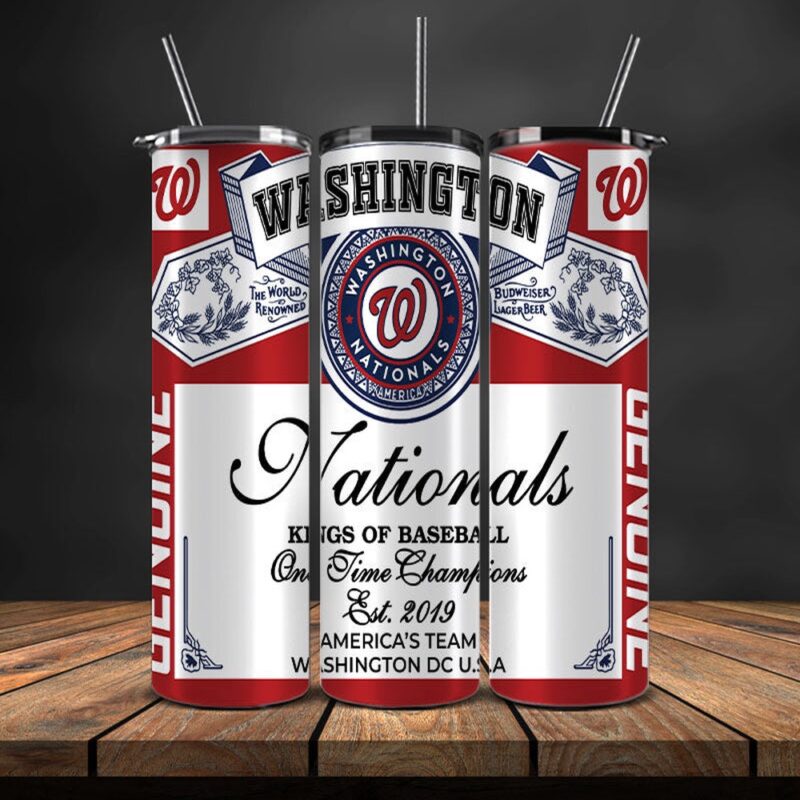 MLB Washington Nationals Skinny Tumbler Elegance In Every Quench