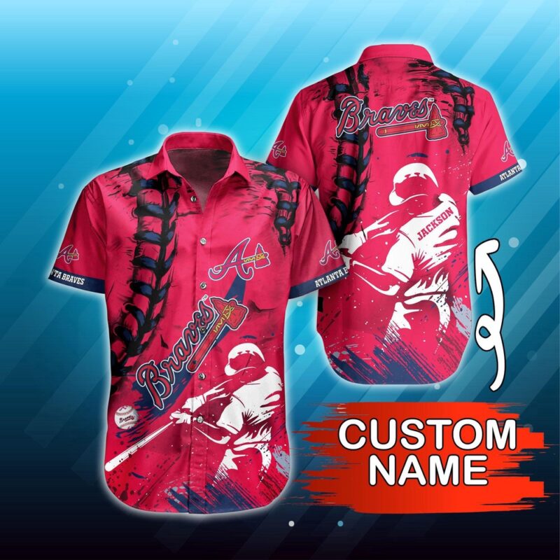 Personalized MLB Atlanta Braves Hawaiian Shirt Summer Symphony For Fans