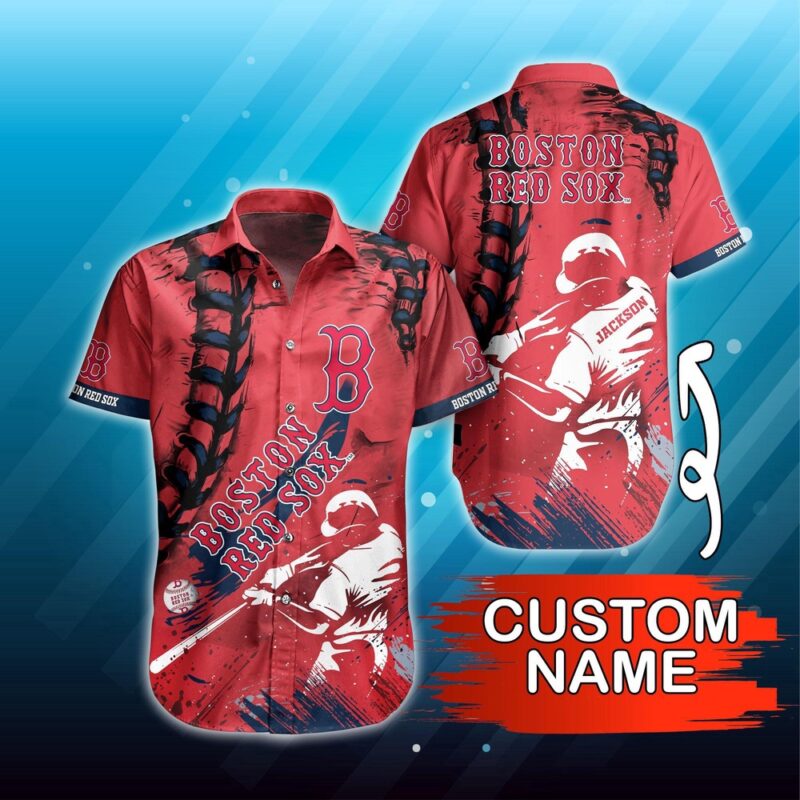Personalized MLB Boston Red Sox Hawaiian Shirt Summer Symphony For Fans