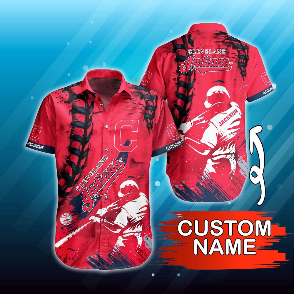 Personalized MLB Cleveland Indians Hawaiian Shirt Summer Symphony For Fans