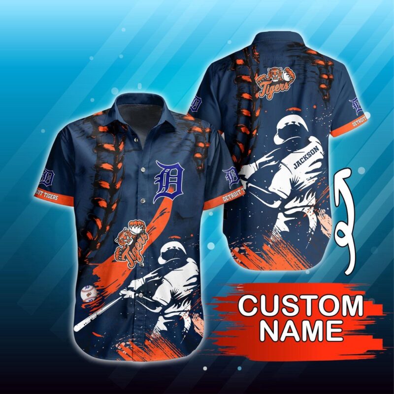 Personalized MLB Detroit Tigers Hawaiian Shirt Summer Symphony For Fans