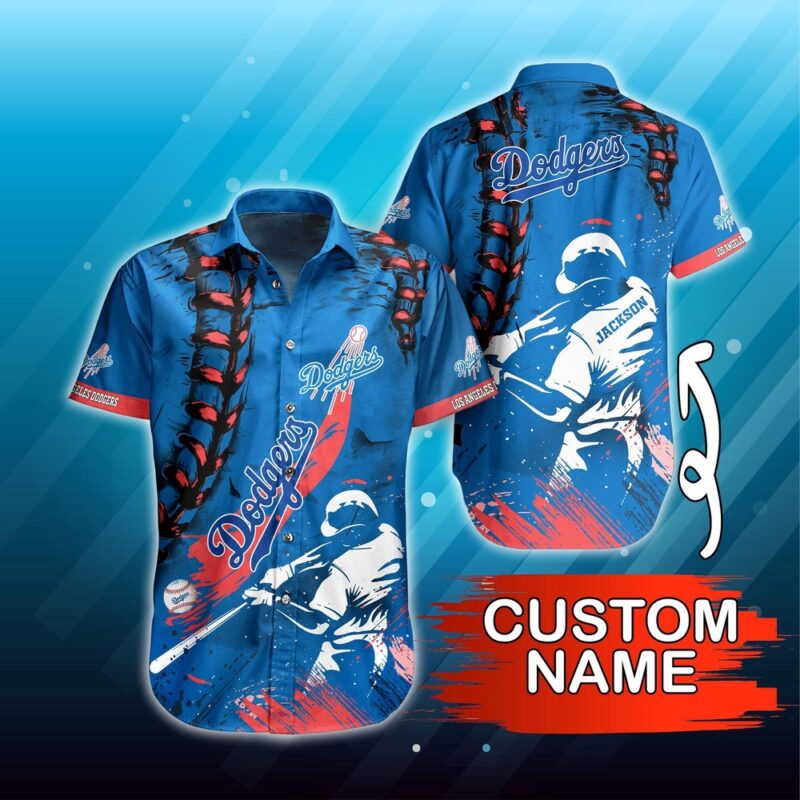 Personalized MLB Los Angeles Dodgers Hawaiian Shirt Summer Symphony For Fans
