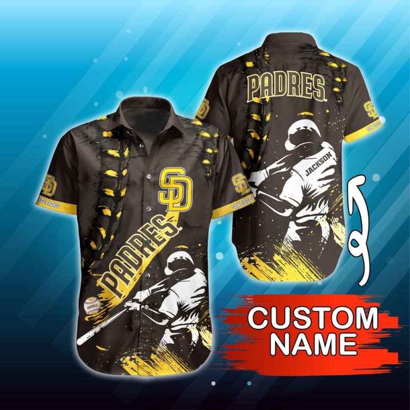 Personalized MLB San Diego Padres Hawaiian Shirt Summer Symphony For Fans