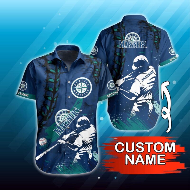 Personalized MLB Seattle Mariners Hawaiian Shirt Summer Symphony For Fans