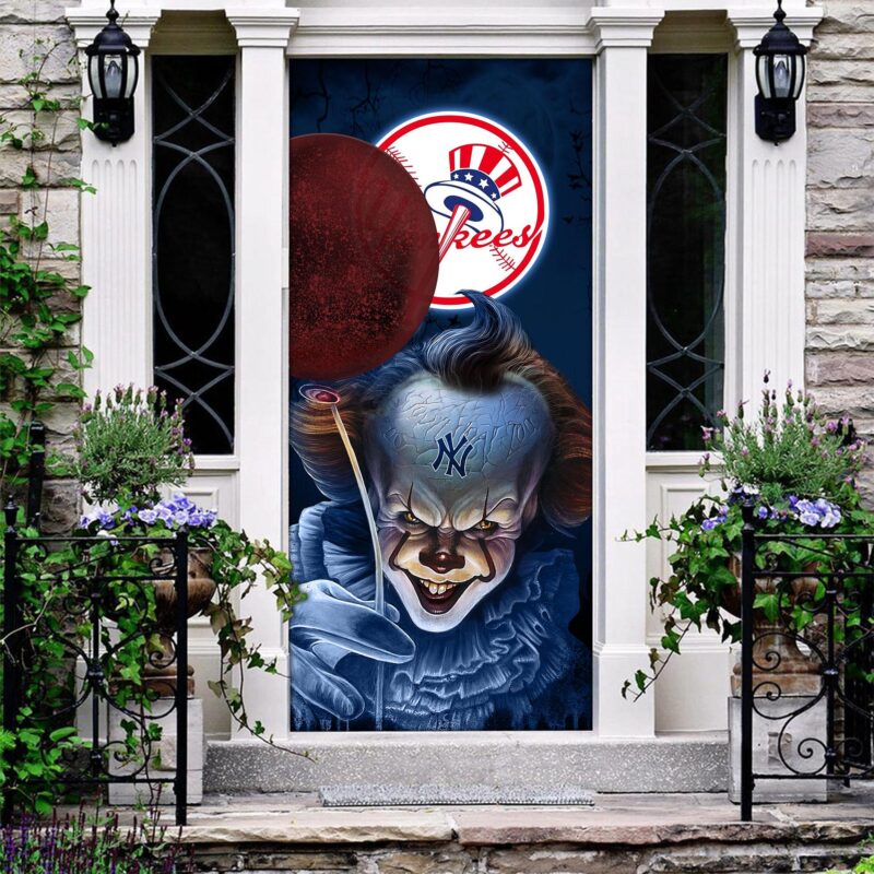 MLB New York Yankees Door Cover Halloween Killer Pennywise