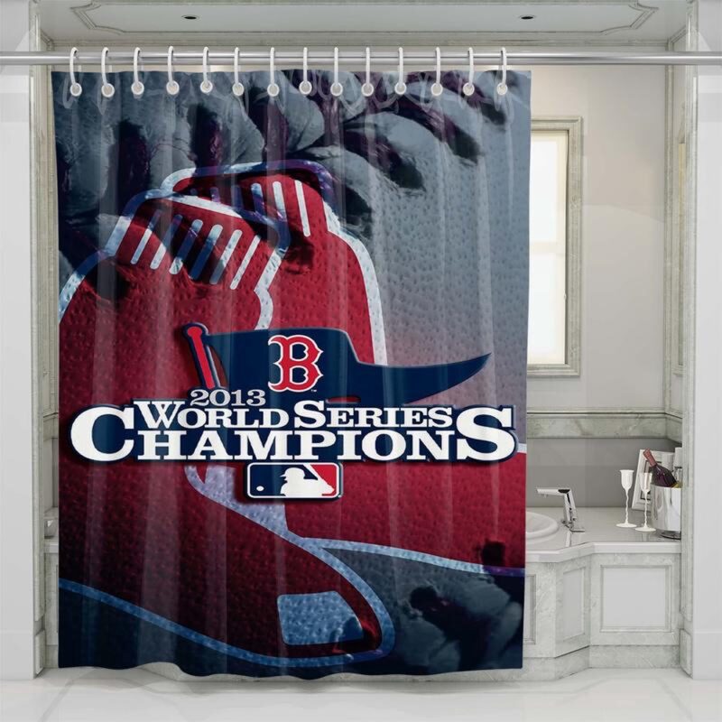 MLB Boston Red Sox Shower Curtain Victorious Bath D�cor