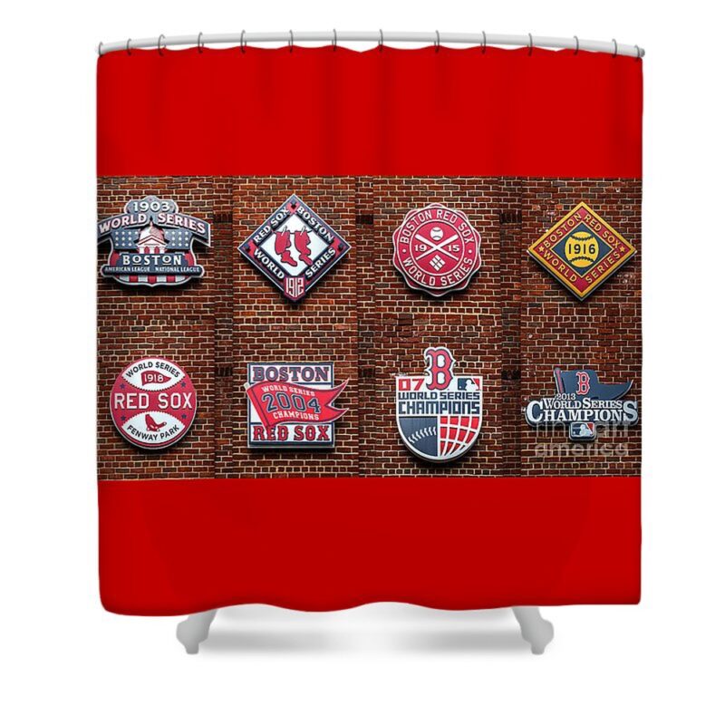 MLB Boston Red Sox Shower Curtain World Series