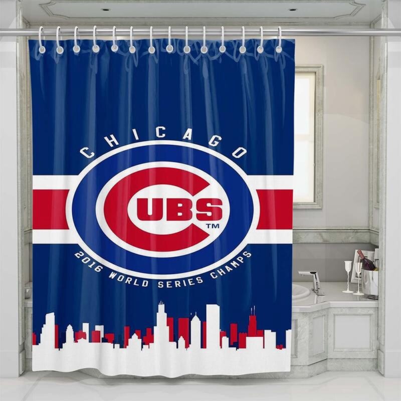 MLB Chicago Cubs Shower Curtain Glory Unveiled