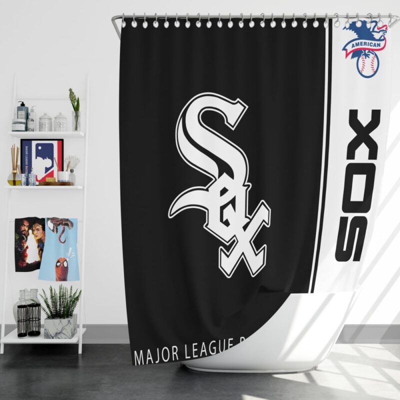 MLB Chicago White Sox Shower Curtain Team Spirit Bath Parade