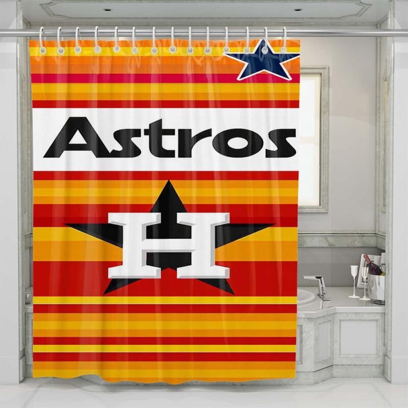 MLB Houston Astros Shower Curtain Game Day Showcase