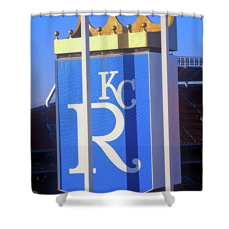 MLB Kansas City Royals Shower Curtain Stadium