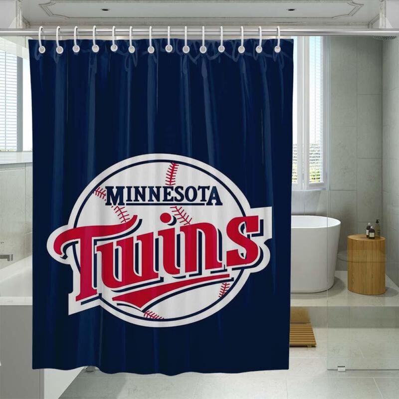 MLB Minnesota Twins Shower Curtain Game Day Refresh