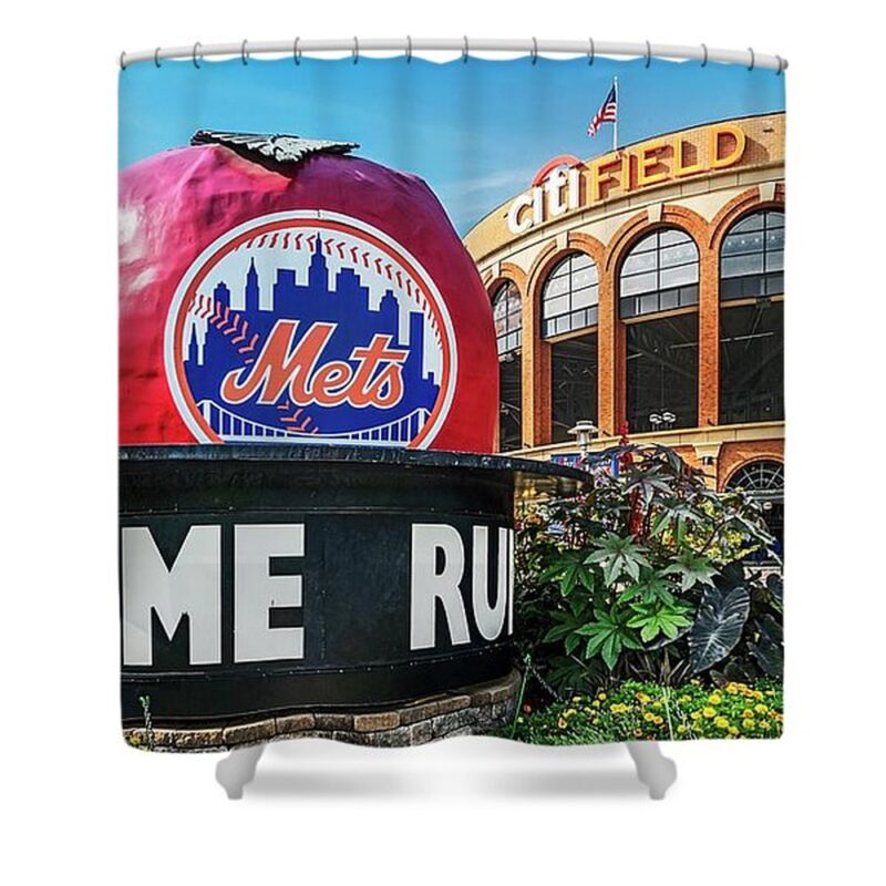 MLB New York Mets Shower Curtain Citi Field