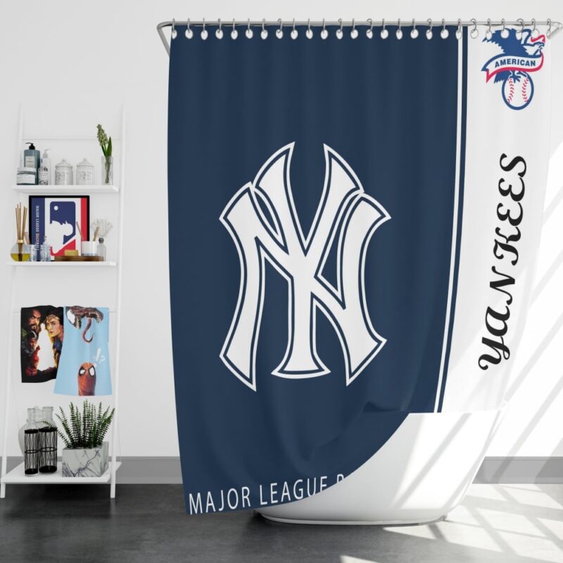 MLB New York Yankees Shower Curtain Team Spirit Bath Parade