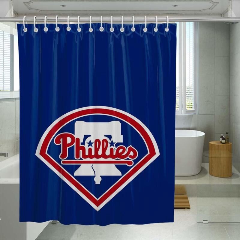 MLB Philadelphia Phillies Shower Curtain Diamond Dreams Shower