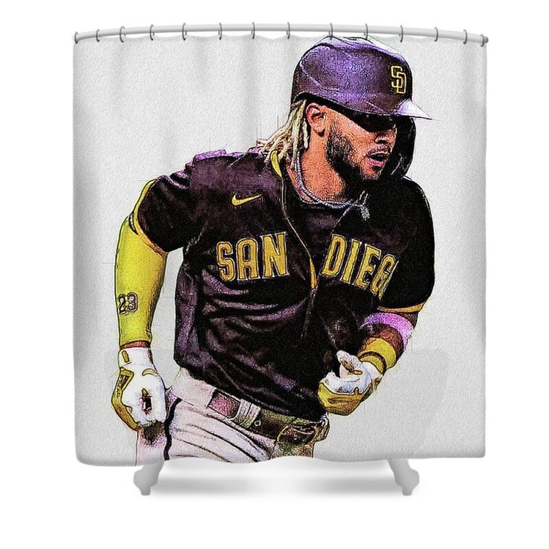 MLB San Diego Padres Shower Curtain Fernando Tatis Jr